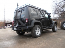 Бампер задний силовой KDT Jeep Wrangler   2302