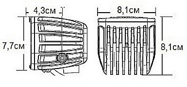 SAE-Серия Dually (4 светодиода) Отборный жёлтый противотуманный свет (пара)  504814 SAE-Серия Dually (4 светодиода) Отборный жёлтый противотуманный свет (пара)  504814