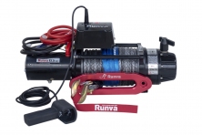 Лебёдка электрическая 12V Runva 12500 lbs 5670 кг (влагозащищенная) синтетический трос EWB12500SSR Лебёдка электрическая 12V Runva 12500 lbs 5670 кг (влагозащищенная) синтетический трос EWB12500SSR