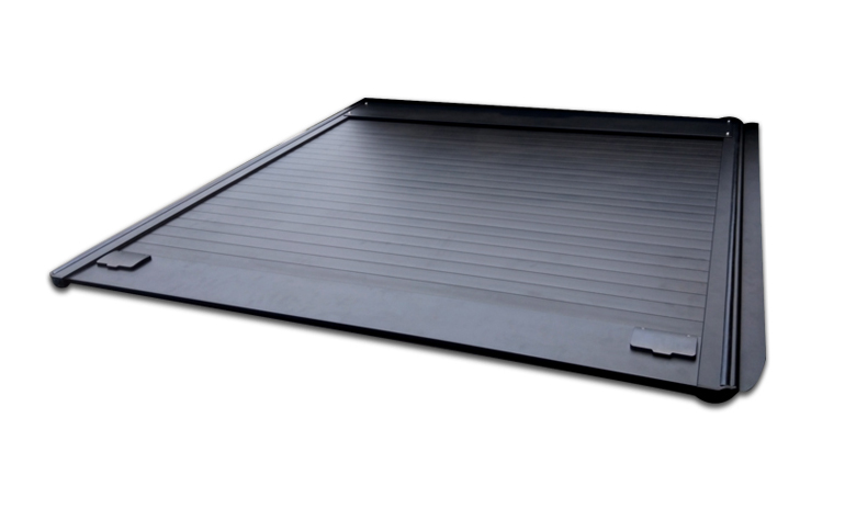 Крышка кузова Mitsubishi L200 2015+, роллета раздвижная , алюминиевая, черная PT-S317