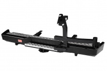 Бампер РИФ задний ГАЗ Соболь с квадратом под фаркоп и калиткой стандарт