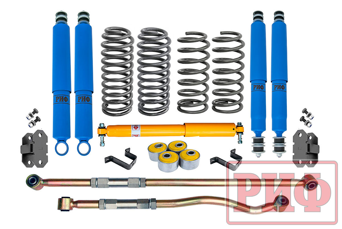 Лифт-комплект РИФ арктический Toyota Land Cruiser 80/105 100 мм средний RIF-TLC80-4-Arc