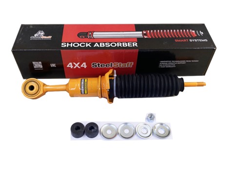 Амортизатор SteelStaff передний Toyota Land Cruiser 200 2007- (штатный и лифт 50) Foam Cell SSF-3202