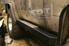 Пороги силовые KDT 1903 Toyota Land Cruiser 70