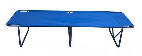 Раскладушка туристическая в чехле "Т.И.Ш.Ь" П2, 2000*750*240 мм, нагрузка 150 кг, синяя  PF-CC-P2