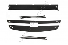 Зимняя заглушка решетки радиатора и переднего бампера Русская Артель Chevrolet Niva Bertone 2009 ZRC-132602