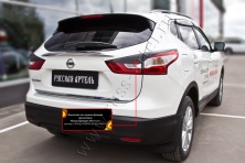 Накладки на задние фонари (реснички) Русская артель Nissan Qashqai 2014-2016  RENQ-036000