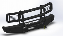 Бампер передний силовой со съемным кенгурином KDT 19012 Toyota Land Cruiser 70 серия