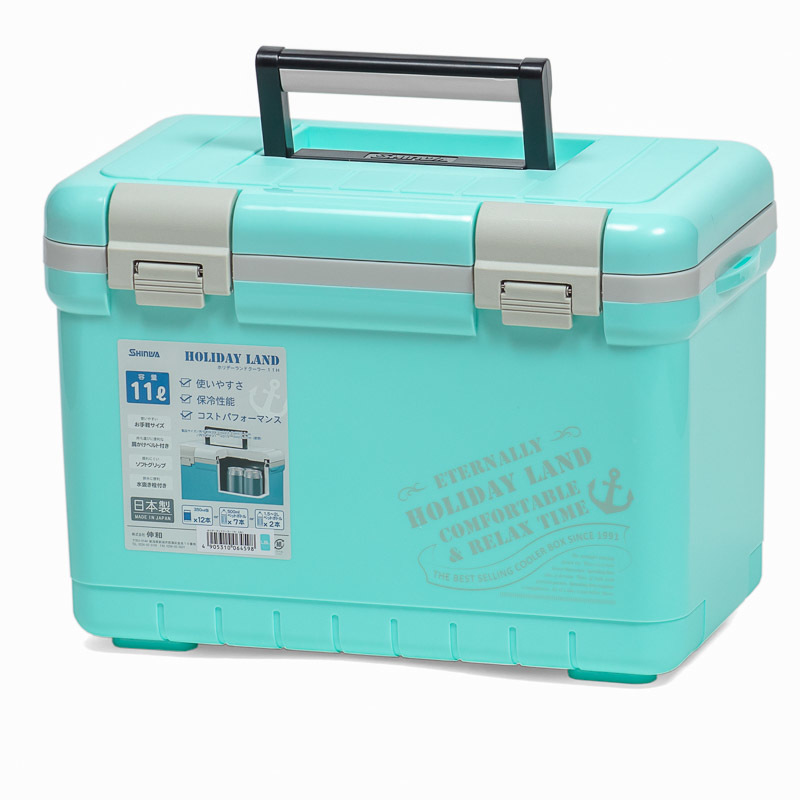 Термобокс SHINWA Holiday Land Cooler 11H синий  HLC-11H-BL