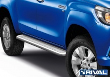 Порог с листом d57 RIVAL Toyota Hilux 2015-  R.5716.006