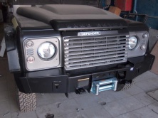 Бампер передний силовой без кенгурина "Спорт" KDT 11017 Land Rover Defender 90/110