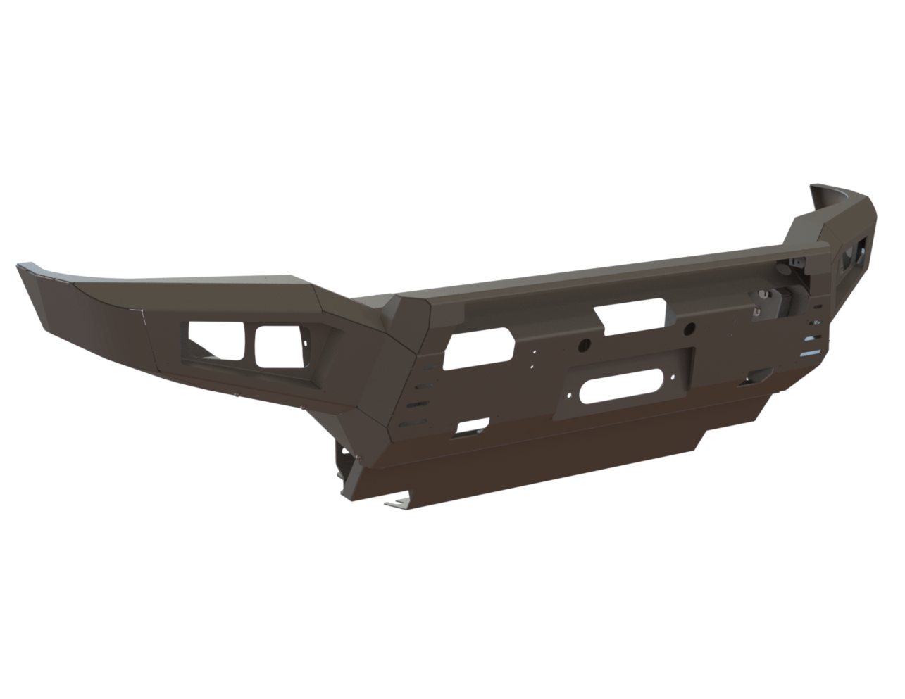 Бампер передний Toyota Tundra 2006-2013 под балку и ПТФ STC-TT06-BF-C1-L1L4