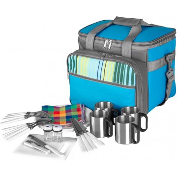 Набор для пикника на 4 персоны HELIOS  HS-811(4)BG