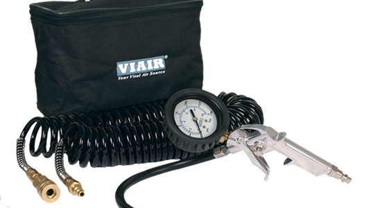 Шланг для подкачки колёс с пистолетом до 14 атм 7,6 м черный армированный 00043