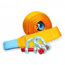 Динамический строп(рывковый), 50т, 9м, серия Стандарт с шаклами 6.5т Tplus T008046