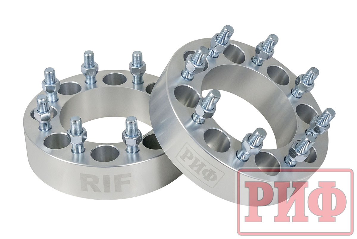 Проставки колесные РИФ 8x165,1, центр. отв. 126 мм, толщ. 50 мм (2 шт.) JD15451