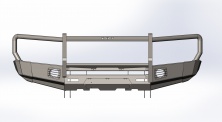 Бампер передний силовой II поколения KDT Toyota Land Cruiser 200   04012
