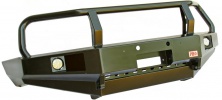 Бампер РИФ передний MAZDA BT50 (2006-2011) с доп. фарами и защитной дугой