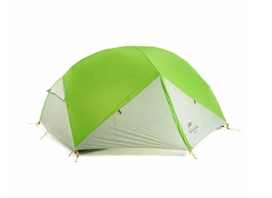 Палатка Naturehike Mongar 2-местная алюминиевый каркас, зеленый/темно-серый NH17T007-M-DGRSGRE