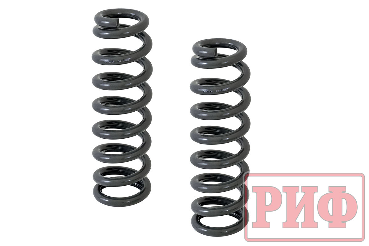 Пружины РИФ передние Toyota Land Cruiser Prado 150 дизель +50-100 кг, лифт 45 мм 04-030C