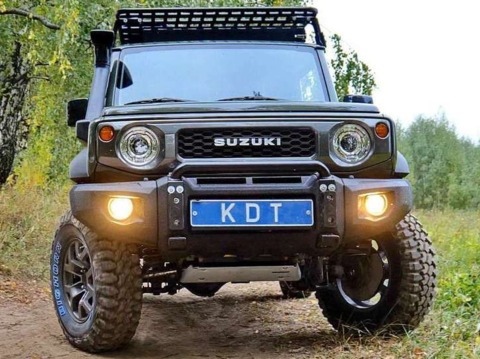 Бампер передний композитный Suzuki Jimny 2019- (под покраску) 3101G-KDT