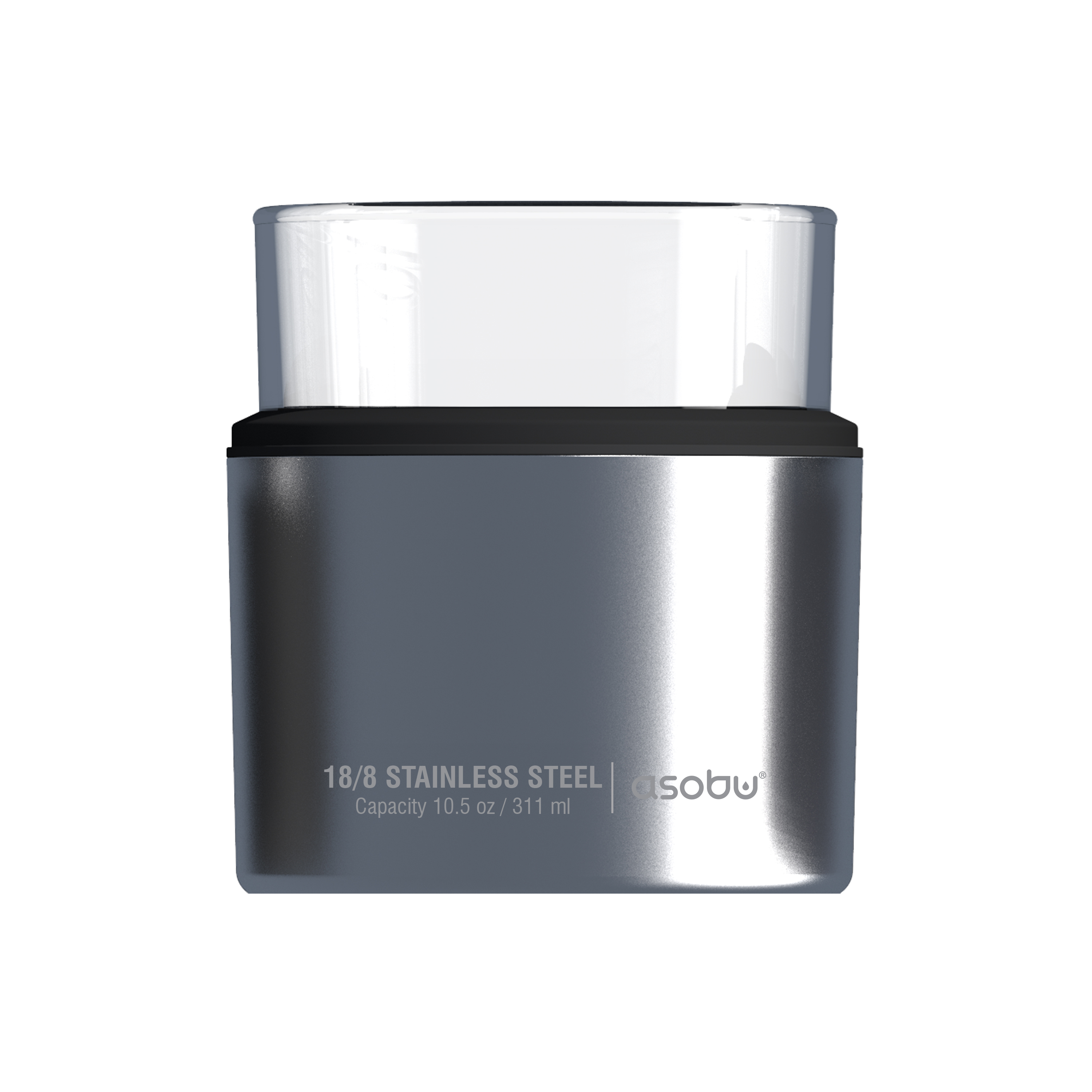 Термобокал ROCKS для крепких напитков 310 мл, серебряный LAO21.11-SILVER