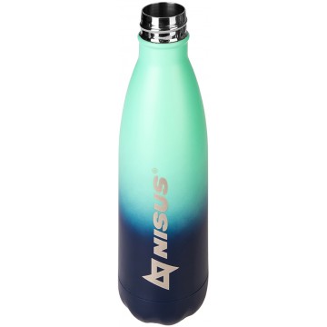 Термобутылка NISUS 500ML (зеленый/синий)  N.TB-019-TB