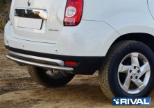 Защита заднего бампера d42 RIVAL Renault Duster 2011-2015  R.4701.010