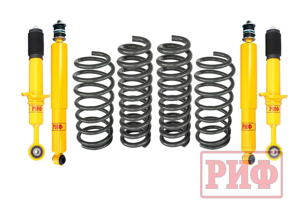 Лифт-комплект РИФ Toyota Land Cruiser 200 лифт 25 мм дизель мягкий RIF-TLC200-A