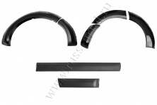 Комплект расширителей колесных арок с молдингами на двери(узкие) Русская артель Nissan Pathfinder R51  ZKK-190400