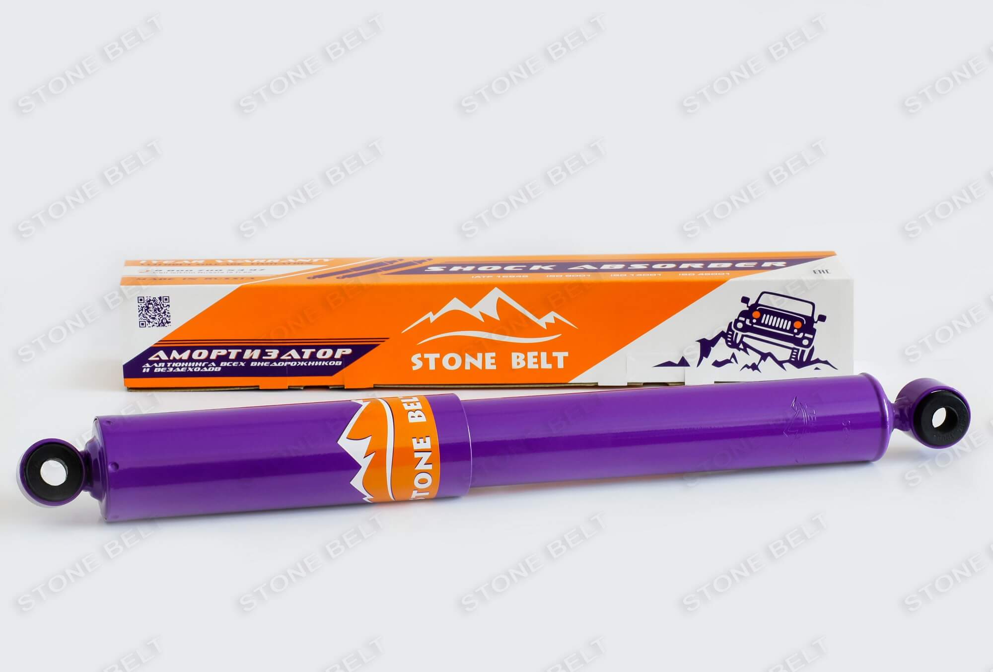 Амортизатор STONE BELT Nissan Patrol Y60/Y61 задний, лифт 100мм (увеличенная нагрузка) 4053SH
