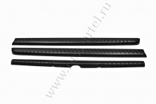 Комплект накладок на задний откидной и боковые борта, со скотчем 3М Русская артель Nissan Navara  NN-150002