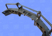 Бампер передний силовой со съемным кенгурином KDT Toyota Land Cruiser 105/100   03016