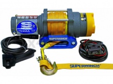 Лебедка Terra 35 SR электрическая 12В с синтетическим тросом W0859