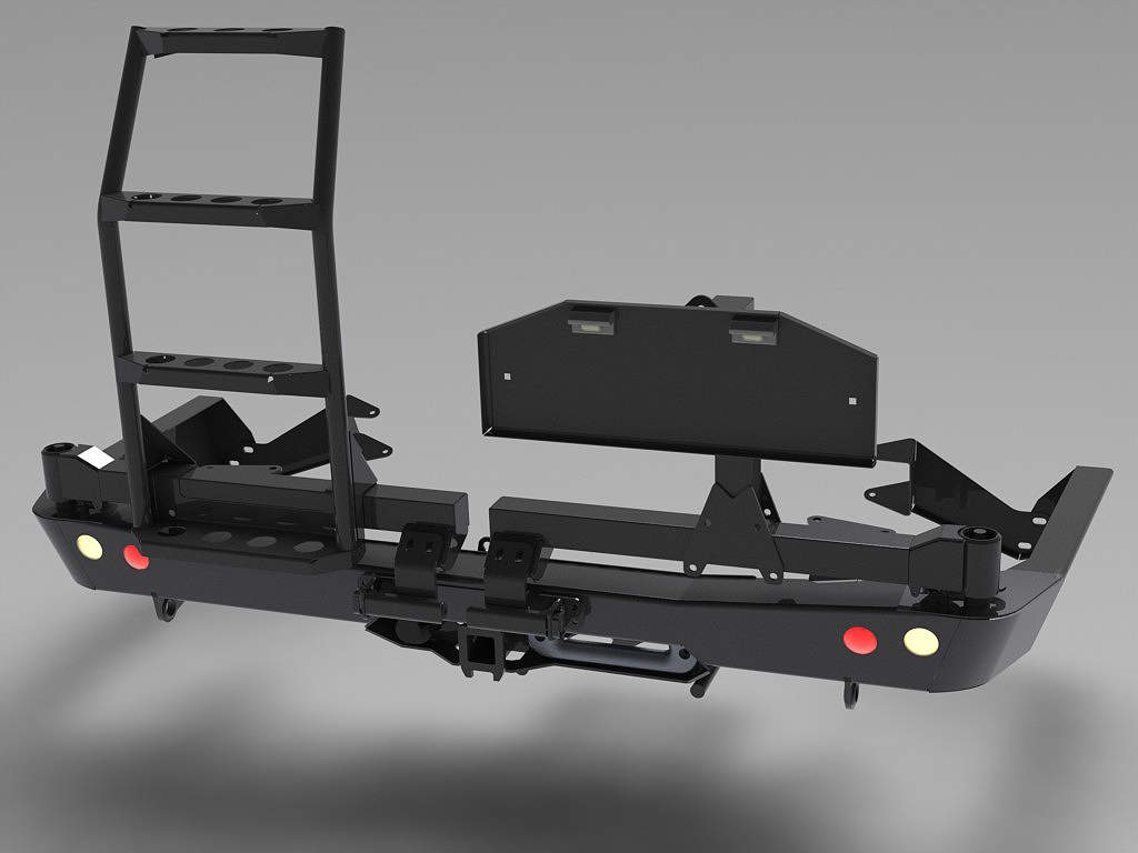 Бампер задний силовой АМЗ Toyota Land Cruiser 200 tlc200sbz