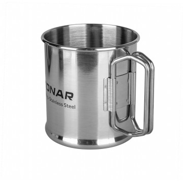 Кружка ТОНАР 300ML металлическая (нержавеющая сталь), со складными ручками  T.TK-035-300