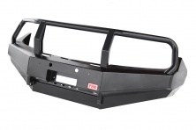 Бампер РИФ передний Nissan Navara D40/Pathfinder R51 (2010-2014) с защитной дугой