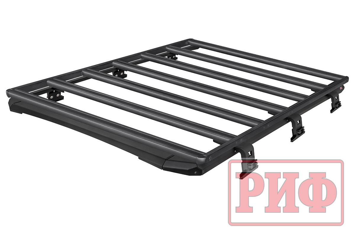 Багажник экспедиционный (платформа) алюминиевый РИФ 1350x1690 мм для Jeep Wrangler JL 2018+ (с крепежом) RIFJW5-roof4