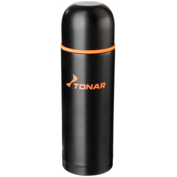 Термос ТОНАР 1000 мл. черный (дополнительная чашка)  HS.TM-025