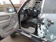 Пороги силовые алюминиевые KDT Toyota Land Cruiser 105   03033L