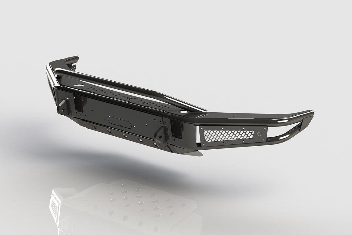 Бампер силовой передний BMS ALFA для Тойота Тундра 2014-2020 BMS060005