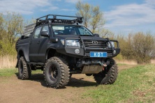 Расширители колесных арок пластиковые (передние) KDT Toyota Hilux   1511