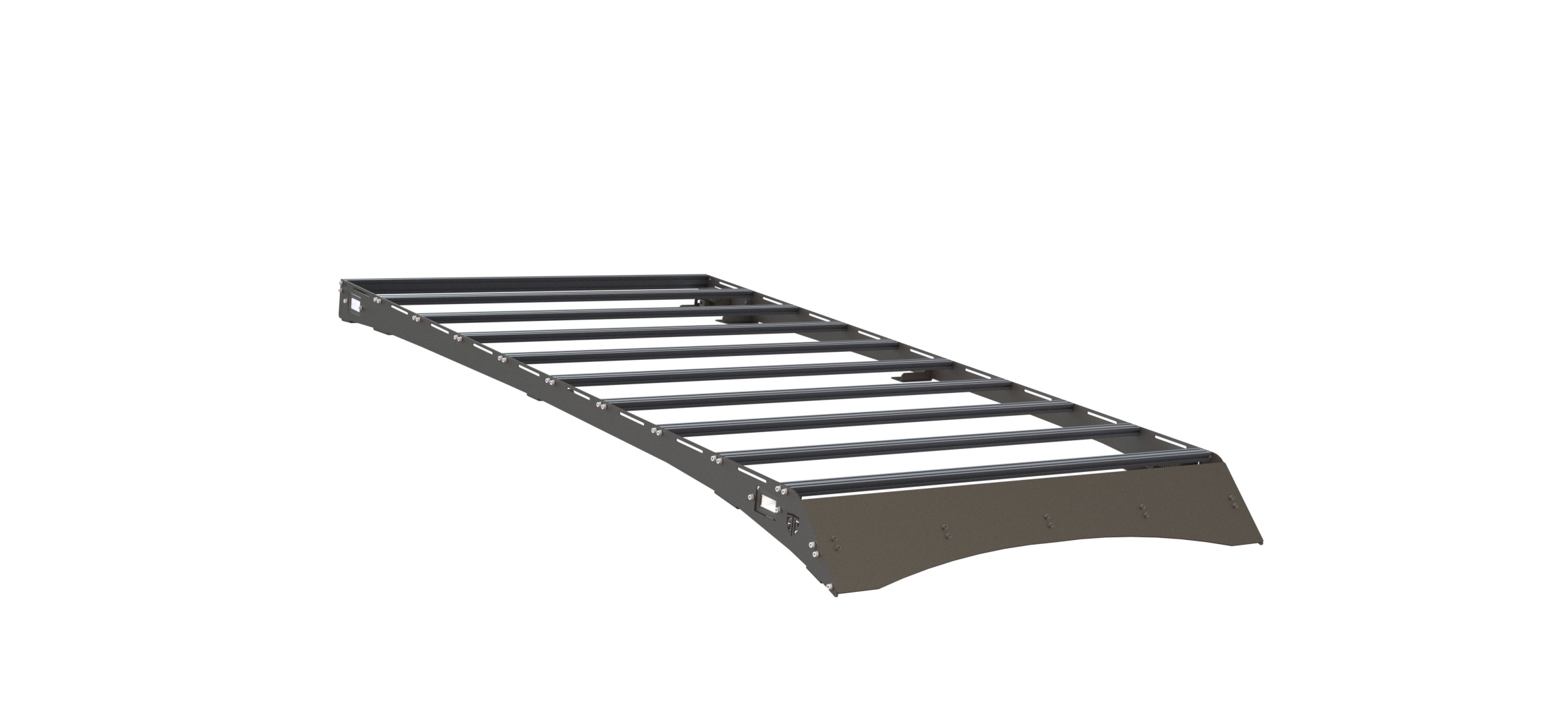 Багажник экспедиционный STC Mitsubishi Pajero Sport 2016+ с рабочим светом  STC-MPS3-TR-L3