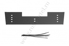 Зимняя заглушка решётки переднего бампера Русская артель Mitsubishi Pajero IV 2014- (рестайлинг 2)  ZRM-130102