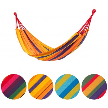 Гамак тканевый Helios 200х100см без планок многоцветный  HS-G-BP-200х100