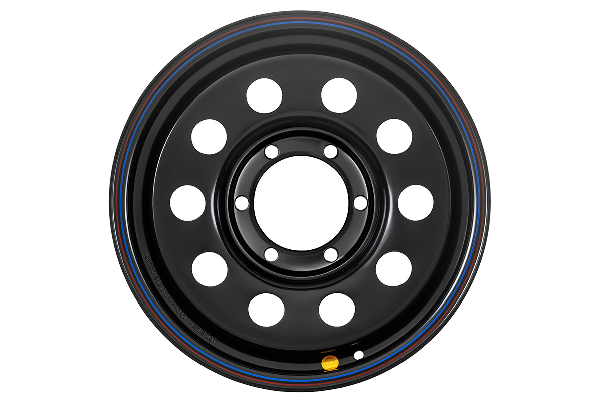 Диск усиленный стальной черный 6x139,7 8xR16 d110 ET+30 1680-63910BL+30X