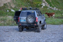 Бампер задний силовой II поколения KDT 05021 Nissan Patrol