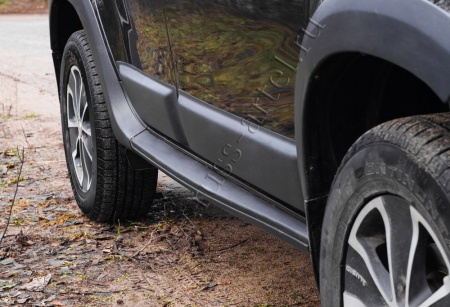 Расширители колесных арок с молдингами на двери Русская артель Renault Duster 2010-2014  RMRD-007102