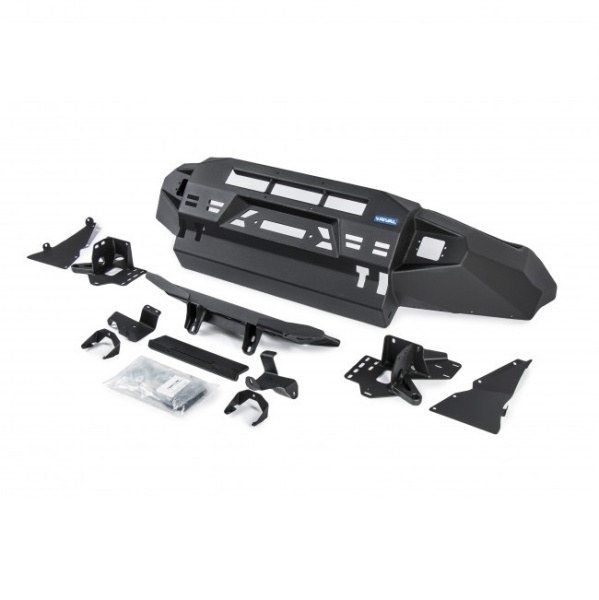 Бампер силовой передний AL (черный)  Rival  для Volkswagen Amarok 2010- 2D.5807.1-NL