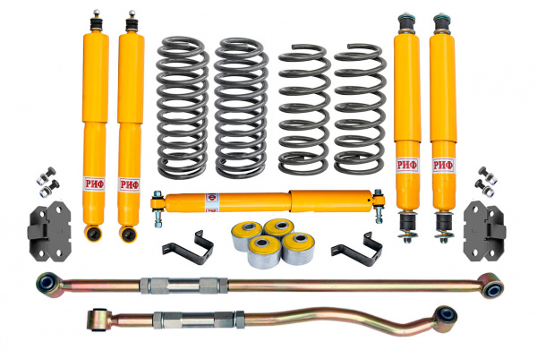 Лифт-комплект РИФ Toyota Land Cruiser 80/105 100 мм средний RIF-TLC80-4